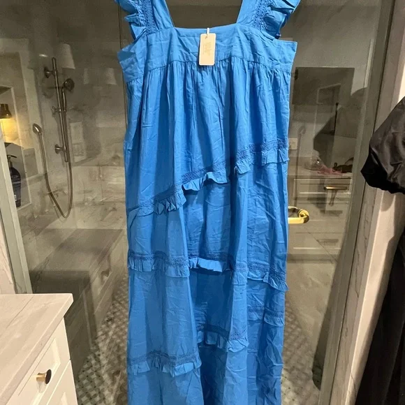 Sunshine Tienda NWT Blue Olla Dress - Picture 2 of 5